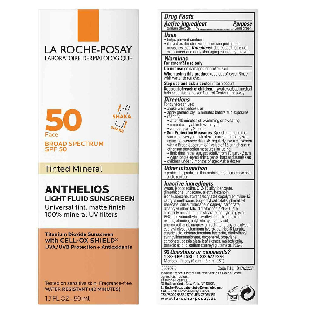 Anthelios Mineral Tinted Sunscreen for Face with SPF